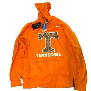 NWT Tennessee Volunteers Nike Therma-Fit Camo Logo Hooded Sweatshirt